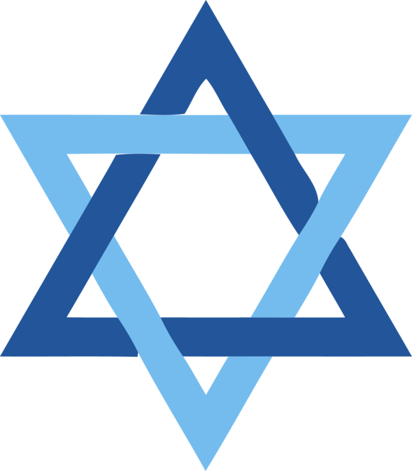 Hanukkah Line Triangle Logo For Happy Around The World PNG Image