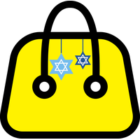 Hanukkah Yellow Circle For Happy Resolutions