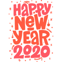 Happy New Year 3d Text Png