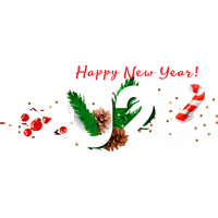 New Year 2020 Leaf Tree Plant For Happy Celebration