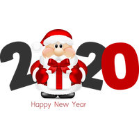 New Year Santa Claus Christmas Red For Happy 2020 Background