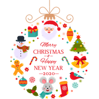 New Year Text Christmas Eve For Happy 2020 Holiday 2020