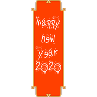 New Year Text Font For Happy 2020 Eve Party 2020