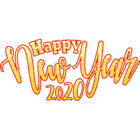 New Year Text Font For Happy 2020 Eve Party 2020