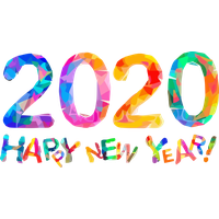 New Year Text Font For Happy 2020 Eve Party 2020