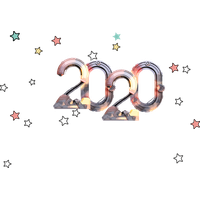 New Year Text Font For Happy 2020 Celebration 2020