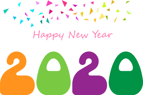 New Year Text Font Number For Happy 2020 Party Near Me PNG Image