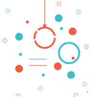 New Year 2020 Text Line Circle For Happy Eve Party