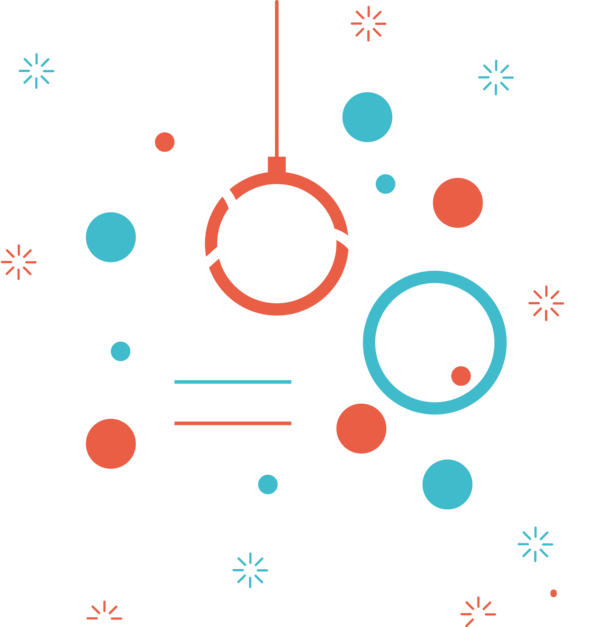 New Year 2020 Text Line Circle For Happy Eve Party PNG Image