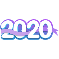 New Years 2020 Text Line Font For Happy Year Activities