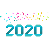 New Year Text Line Font For Happy 2020 Lanterns
