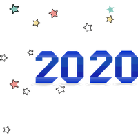 New Year Text Line Font For Happy 2020 Ideas