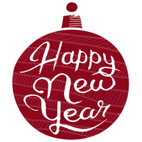New Year Font Ornament Holiday For Happy Day 2020