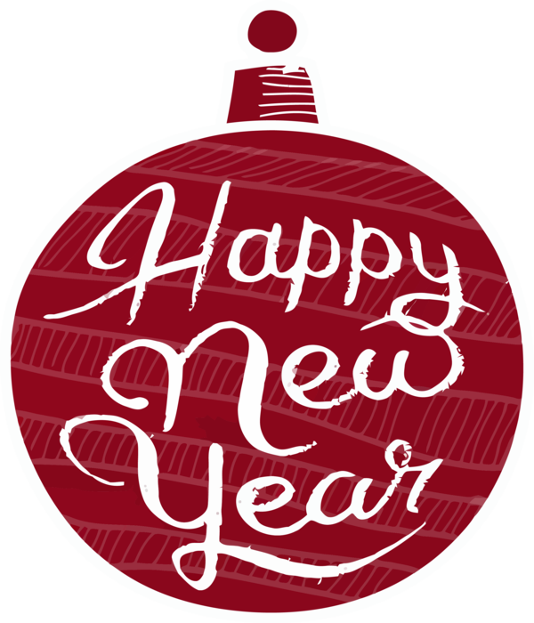 New Year Font Ornament Holiday For Happy Day 2020 PNG Image