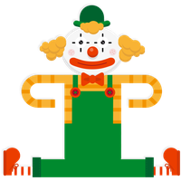 Birthday Party Poster Clown Line For Christmas Goals