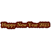 Happy New Year 2023 New Year Free PNG HD