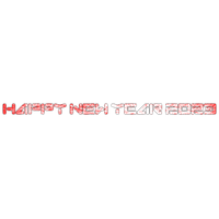 Happy New Year 2023 Text Free Download Image PNG