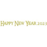 Happy New Year 2023 Text Download Free Image