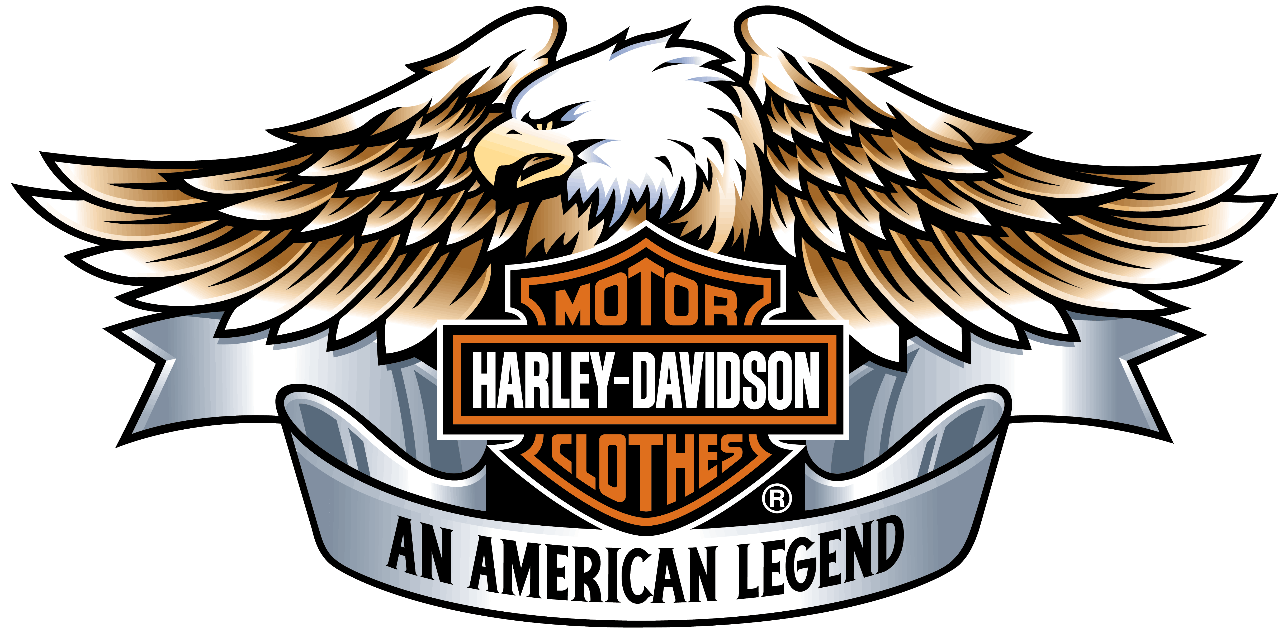Harley Davidson Logo Eagle Wings Png PNG Image