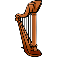 Harp Transparent Background PNG
