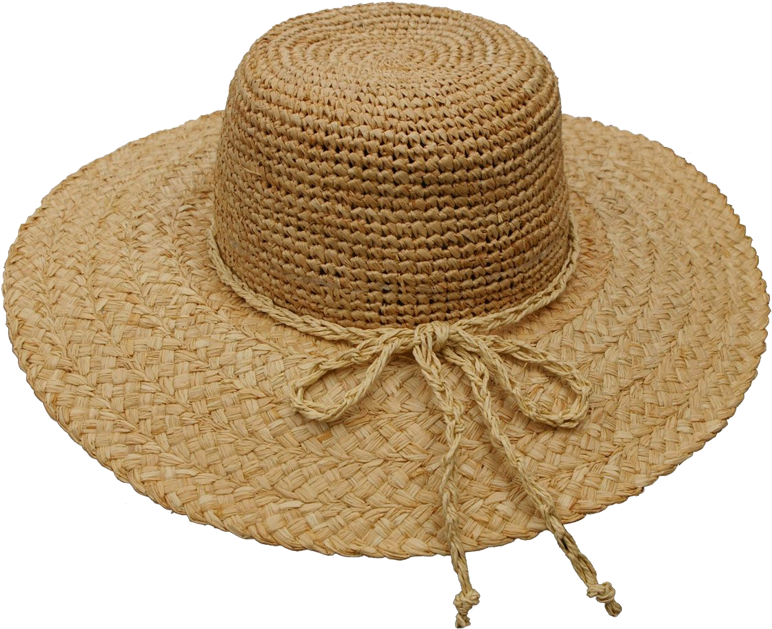 Straw Hat Beige Free Clipart HD PNG Image
