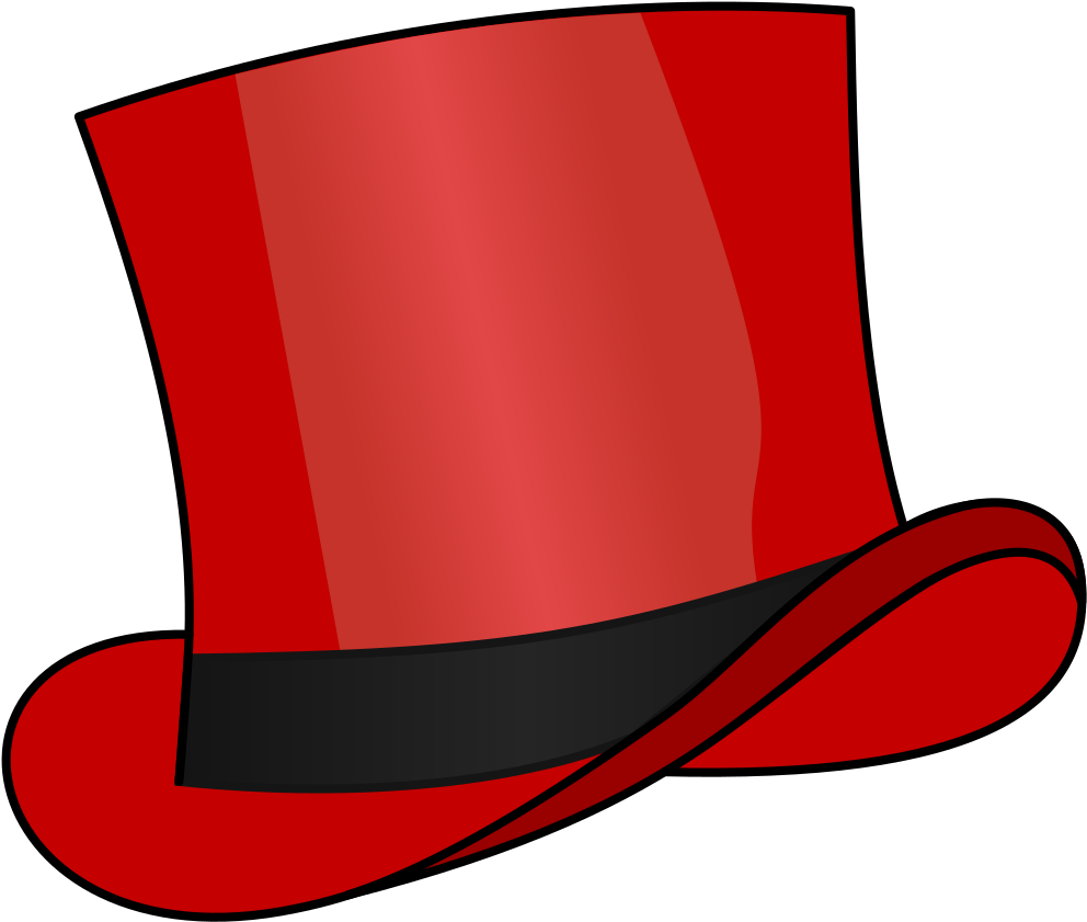 Wer hat das. Красная шляпа Боно. Цветные шляпы. Шляпа цилиндр. Шляпа цилиндр красный.