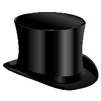 Black Cylinder Hat Png Image PNG Image