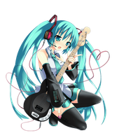 Hatsune Miku Transparent Background Transparent HQ PNG Download ...