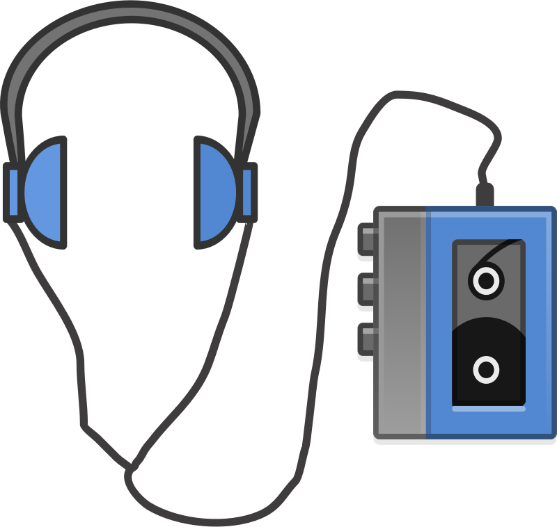 Compact Headset Deck Vhs Cassette Audio PNG Image