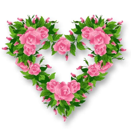 Rose Heart PNG File HD PNG Image