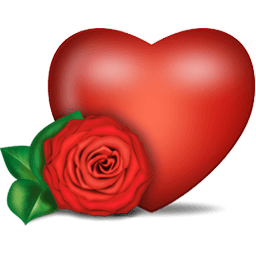 Heart And Rose Png Image Download PNG Image