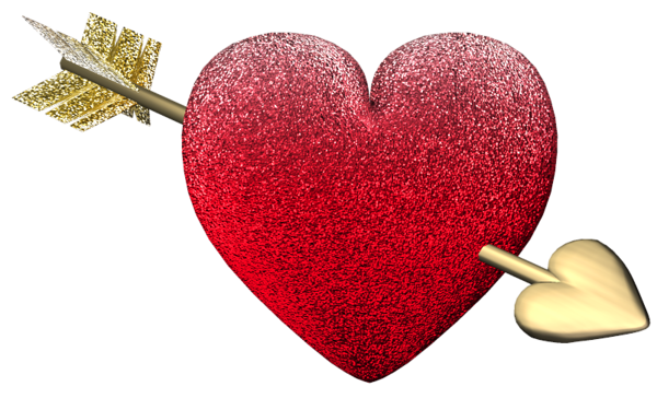 Heart Valentines Day Arrow Free Photo PNG Image