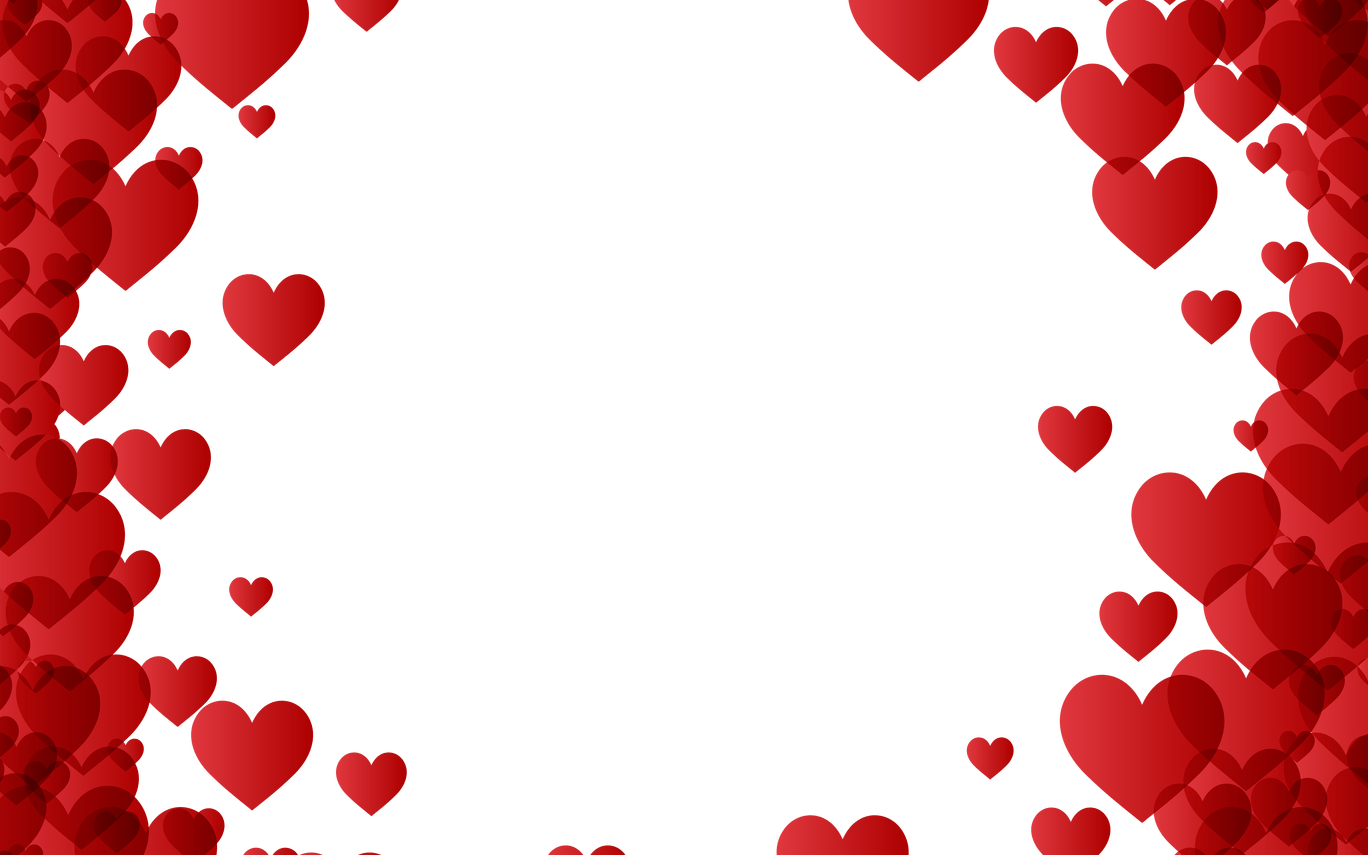 Heart Valentines Border Day Free Transparent Image HD PNG Image