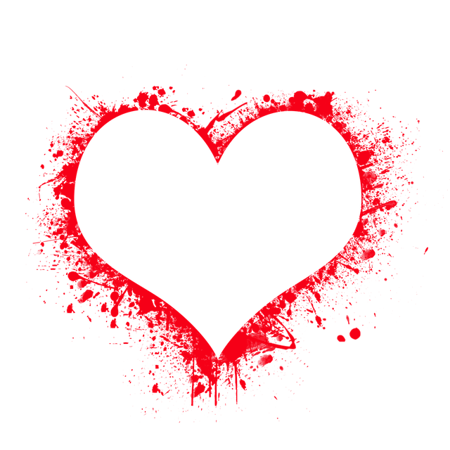 Heart Splash Valentines Day Free Clipart HQ PNG Image