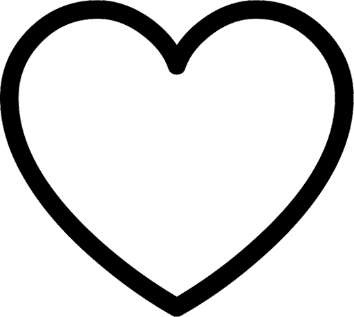 Heart Vector Black Free Clipart HQ PNG Image