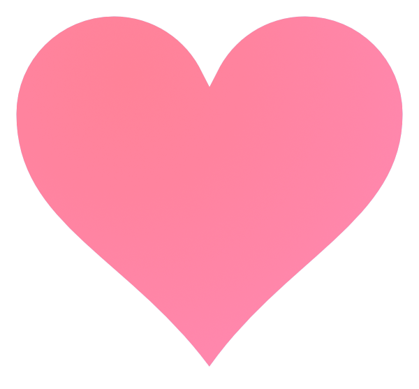 Pink Heart Vector Free PNG HQ PNG Image