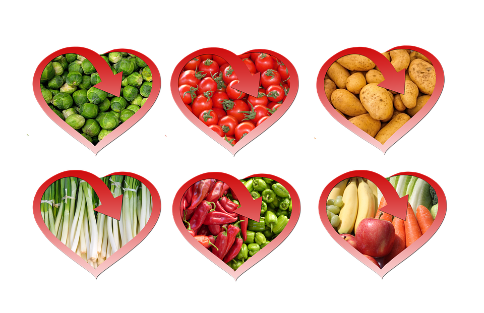 Heart Vegetables Vector Free Photo PNG Image