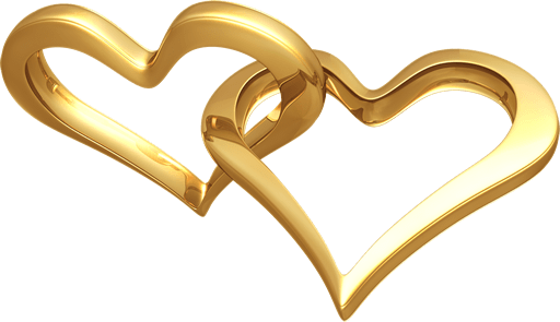 Heart Shiny Gold PNG Free Photo PNG Image