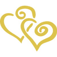 Heart Vector Gold HQ Image Free Transparent PNG Image