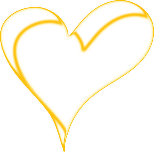 Heart Vector Gold Free Clipart HD Transparent PNG Image