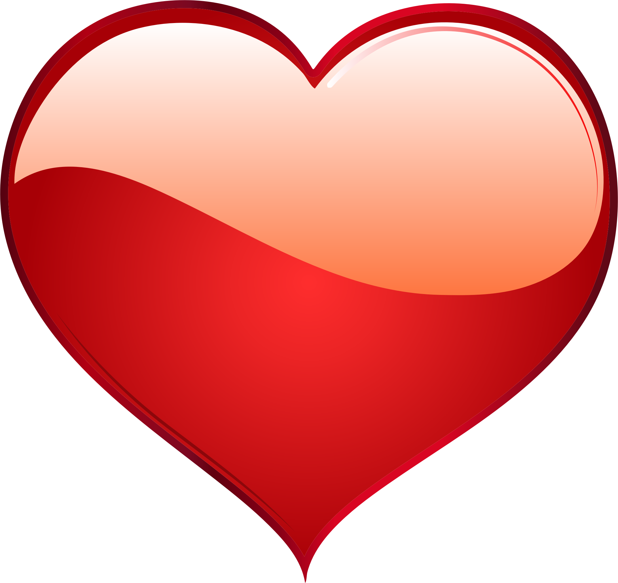 Download Red Heart Transparent HQ PNG Image