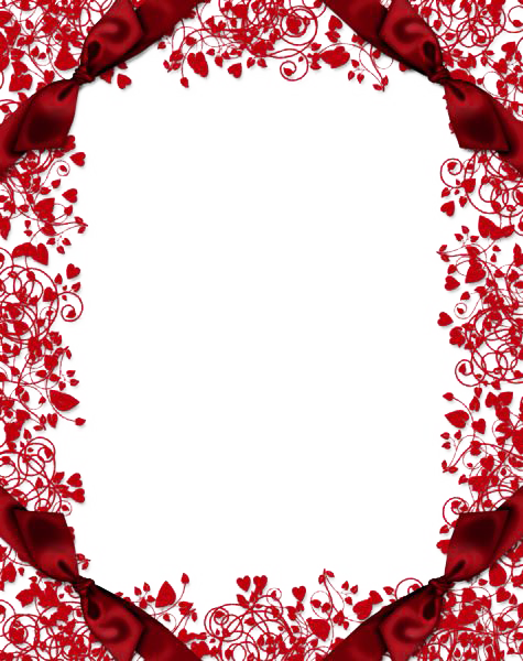 Download Picture Flower Frame Pic Application Editor Red HQ PNG Image