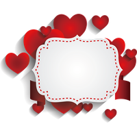 Heart Romantic Valentine'S Text Decoration Flyer Day