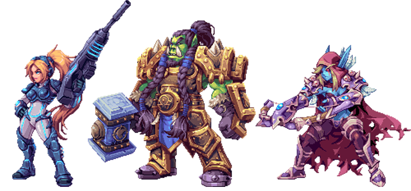 Sprite Of Character Fictional Storm Hearthstone Heroes PNG Image