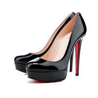 louboutin heels transparent