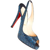 louboutin heels transparent