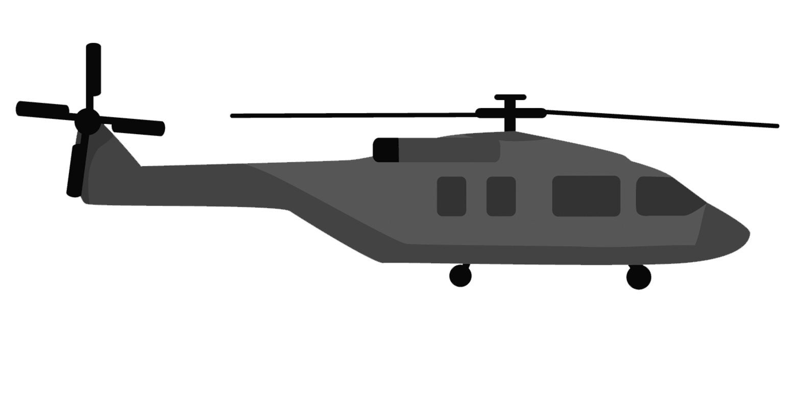 Helicopter Transparent PNG Image