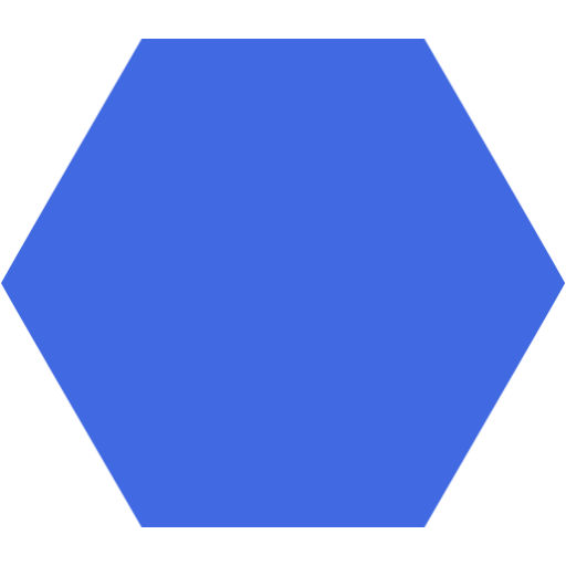 concave hexagon clip art
