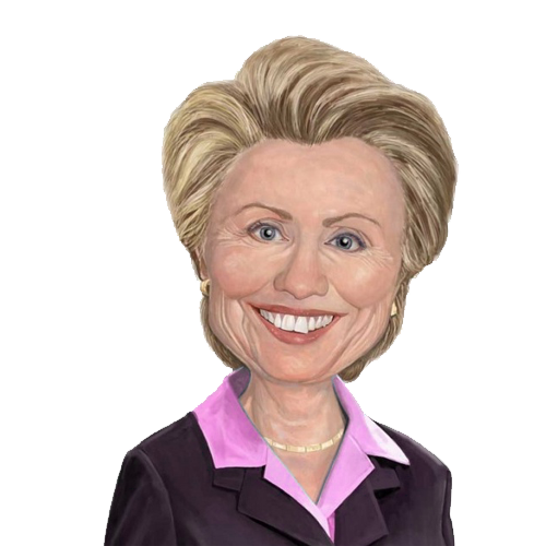 Hillary Clinton Face Free Clipart HQ PNG Image
