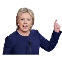 Hillary Clinton Free Transparent Image HQ PNG Image